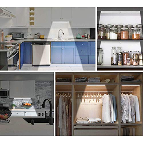 Bls T01L Led Closet Light, Super Bright 20 Led Under Cabinet Lighting Battery Powered/Dc Input Wireless Motion Sensing Light thumb #5