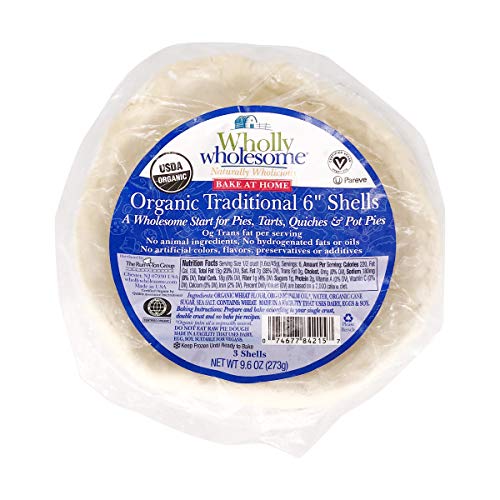 Wholly Wholesome, Pie Crust Traditional Organic 6 Inch, 9.6 Ounce