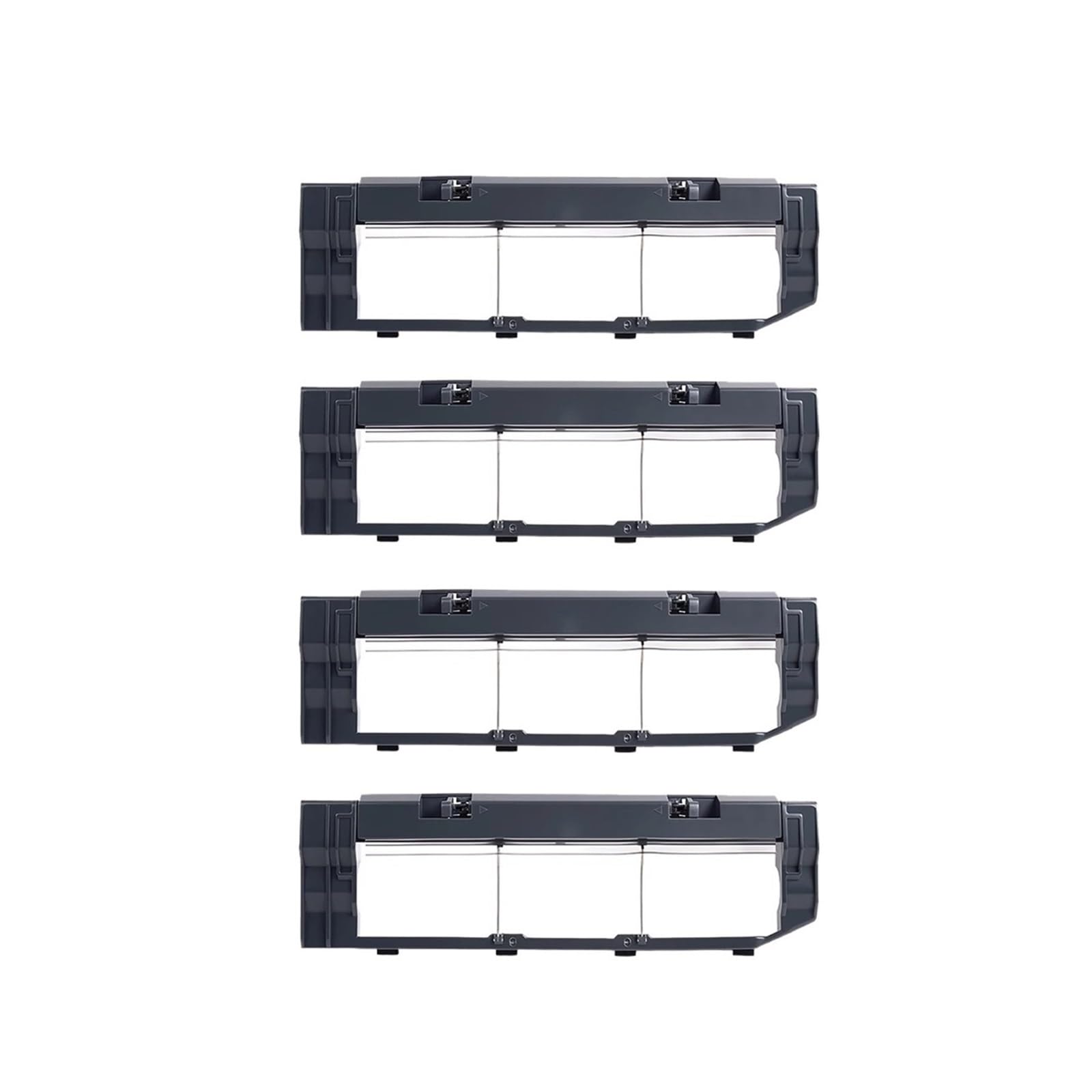 Robot Vacuum Main Brush Guard, Compatible For Xiaomi, Compatible For Roborock, S5 S6 S50 S51 S55 S6 MaxV Spare Parts(4pcs)
