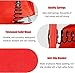 Non Slip Gymnastics Springboard, Heavy Duty Padded Carpet Sport Gymnastics Equipment, 9 Spring Hardwood Adults Athletes Jump Takeoff Board (Color : Red, Size : 120x60cm - 9 Spring)