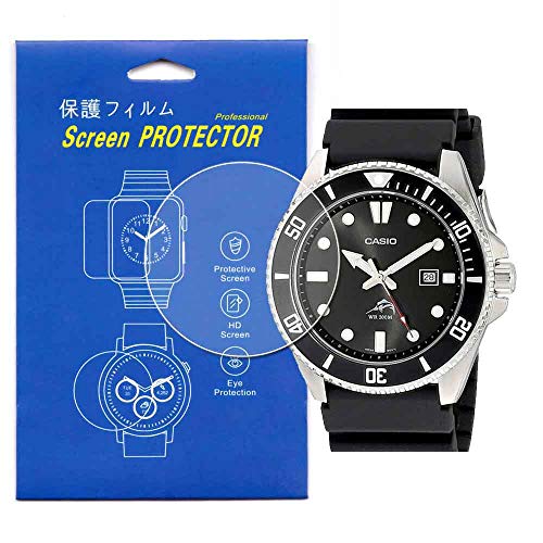 [3-Pcs] Screen Protector Compatible with Casio MDV-106 Clear HD Film with Anti-Fingerprint, Anti-Bubble,Anti-Scratch