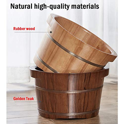 YXCKG Spa de Pies de Madera Natural 24cm miniatura 2