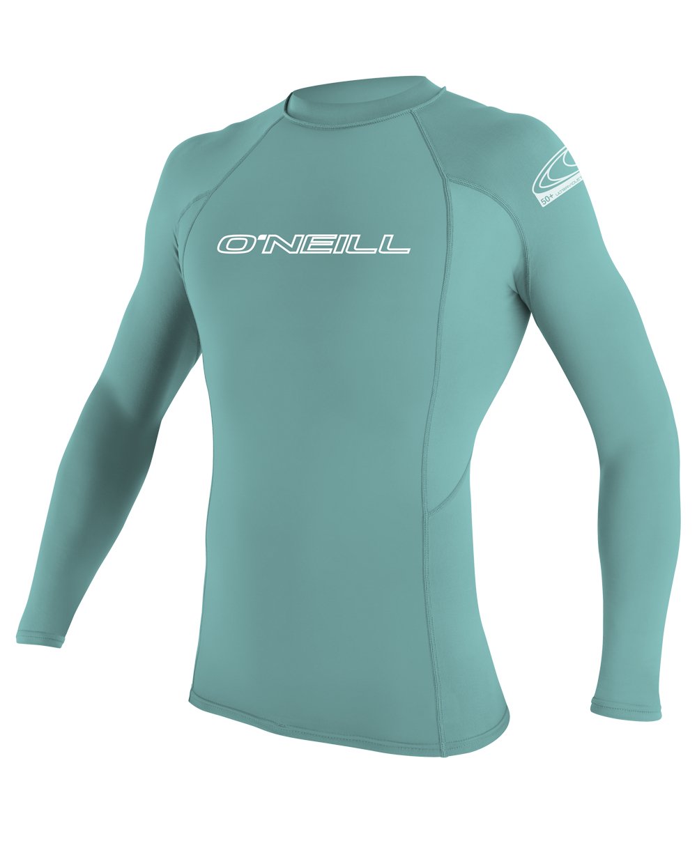 O'Neill Wetsuits Youth Basic Skins Long Sleeve Crew Rash Guard Shirt