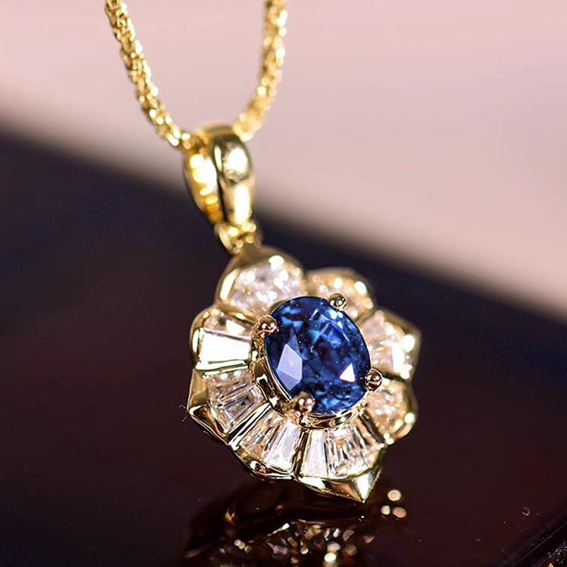 Chic Creative Pendant Box Chain Necklace Female Noble Jewelry