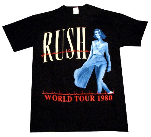 Rush Permanent Waves Album T-Shirt – Classic Band Tee For Rock Fans (Black, Medium)