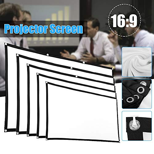 Pantalla de proyector 16:9 portátil 60 pulgadas miniatura 4