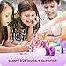 Dan&Darci Unicorn Hatching Surprise Eggs for Kids - 6 Pack - Grows 600% - Unicorn Toys for Girls Age 3-8 - Birthday Gift Ideas and Party Favors for 3+ Year Old Girl - Gifts for Ages 3 4 5 6 7 8 Years