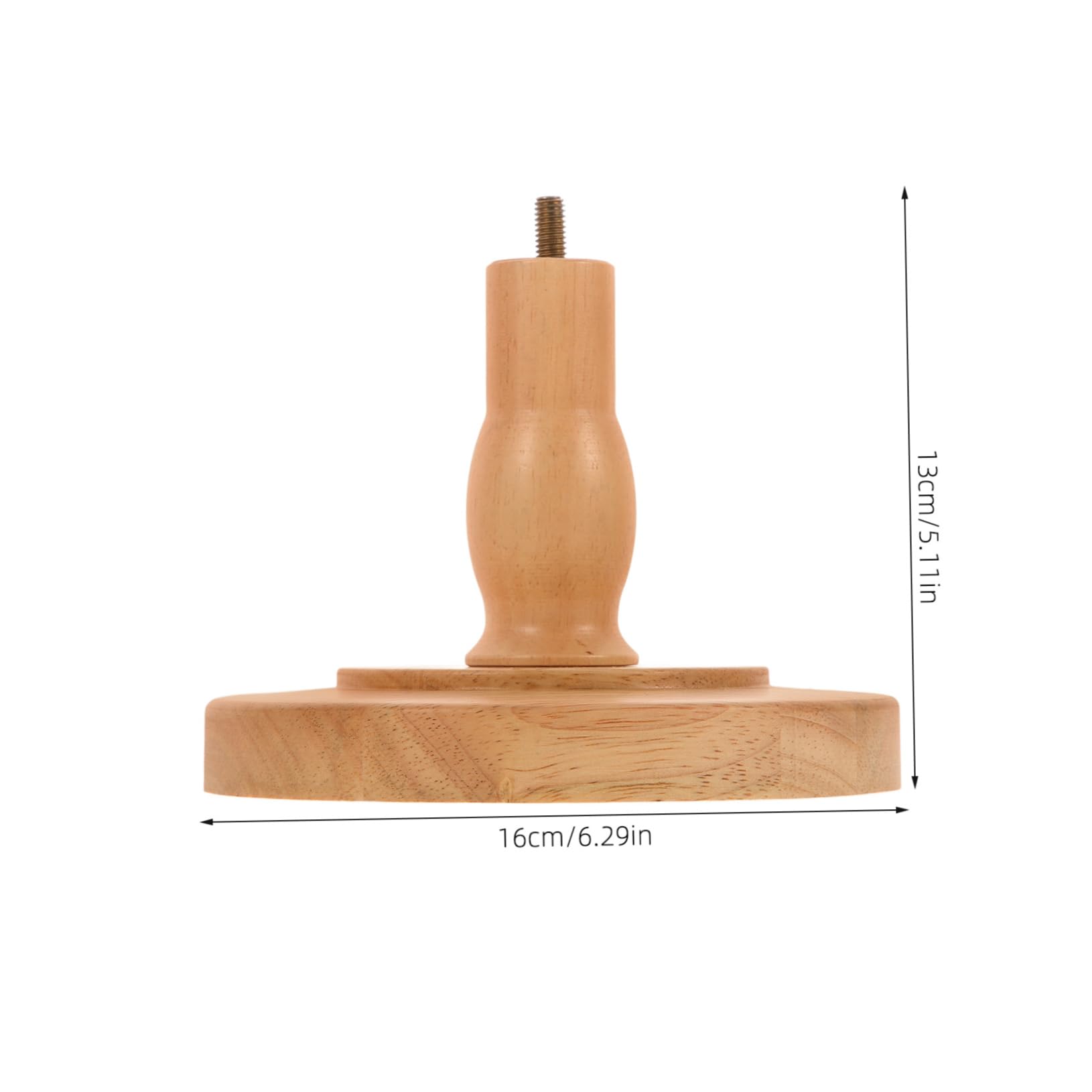 Unomor Wooden Mannequin Head Holder Support Base for Projects Height for Displaying Wigs Hats and Accessories