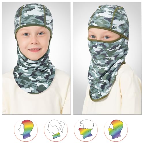 Venswell Kids Balaclava Windproof Ski Mask Winter Face Warmer for Cold Weather Boys Girls4