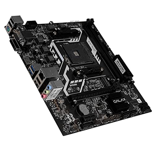 Image of GALAX B450M Motherboard for AMD Ryzen 1st, 2nd and 3rd Gen CPU with SATA 6Gbps, DDR4 32GB, HDMI, DVI-D, VGA, USB 3.1 Gen 1