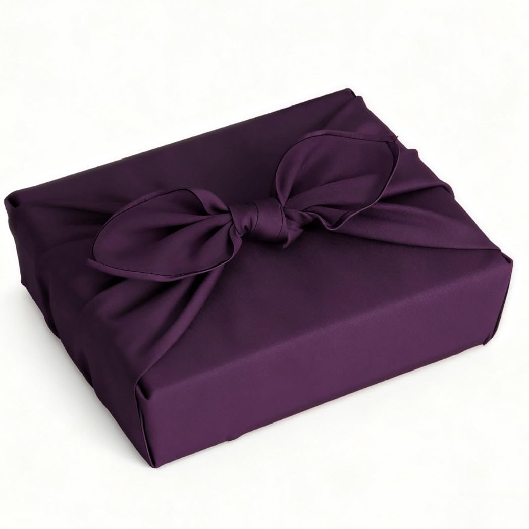 Large Purple Furoshiki Wrapping Cloth 35.4 inch