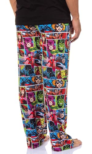 Marvel Comics Men's Onomatopoeia Character Grid Adult Sleep Lounge Pajama Pants (Marvel Comic Strip, X-Large)4