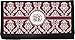 Maroon & White Canvas Checkbook Cover (Personalized)