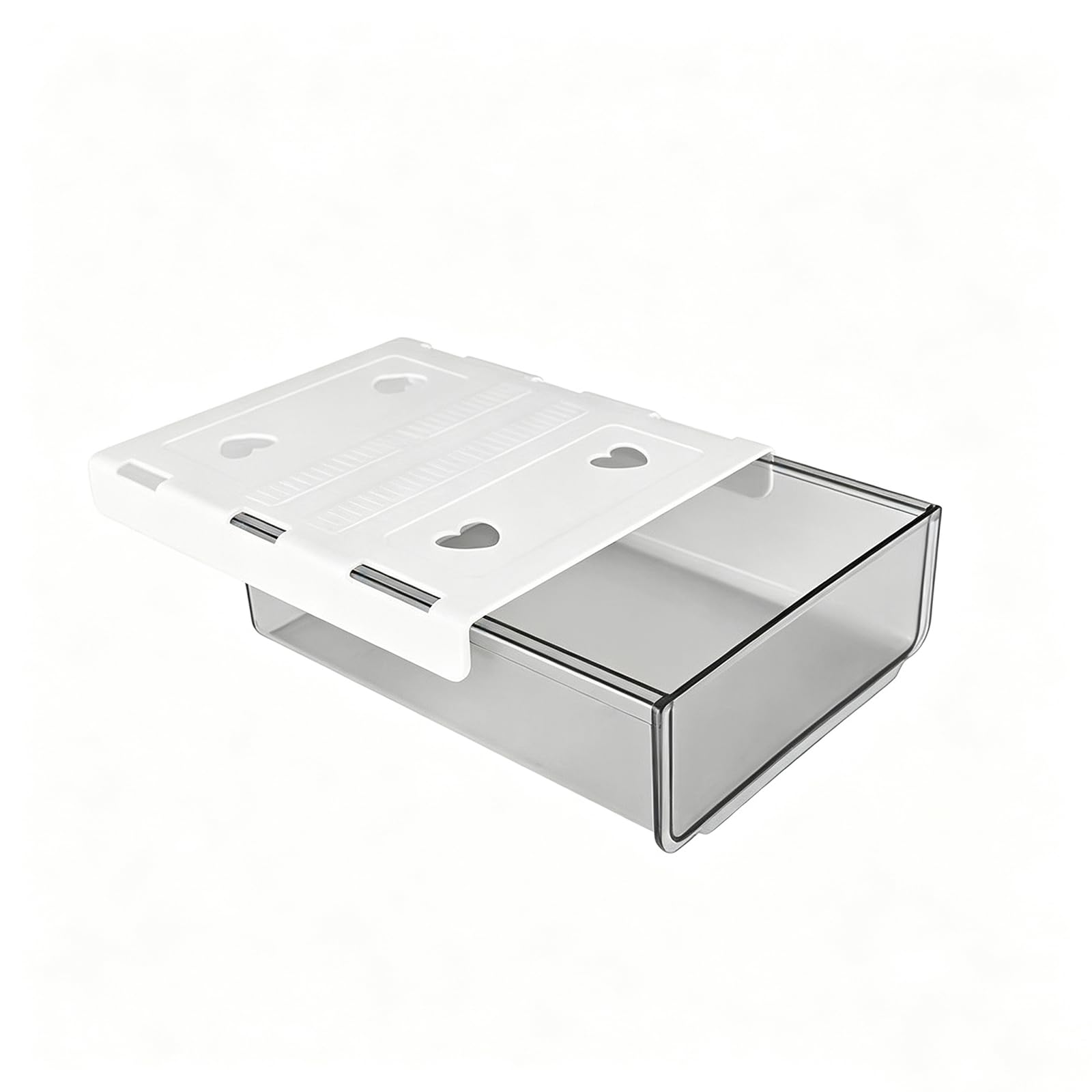 FCOFDRS Under Desk Drawer Storage Organiser,No Drill Self Adhesive Hidden
