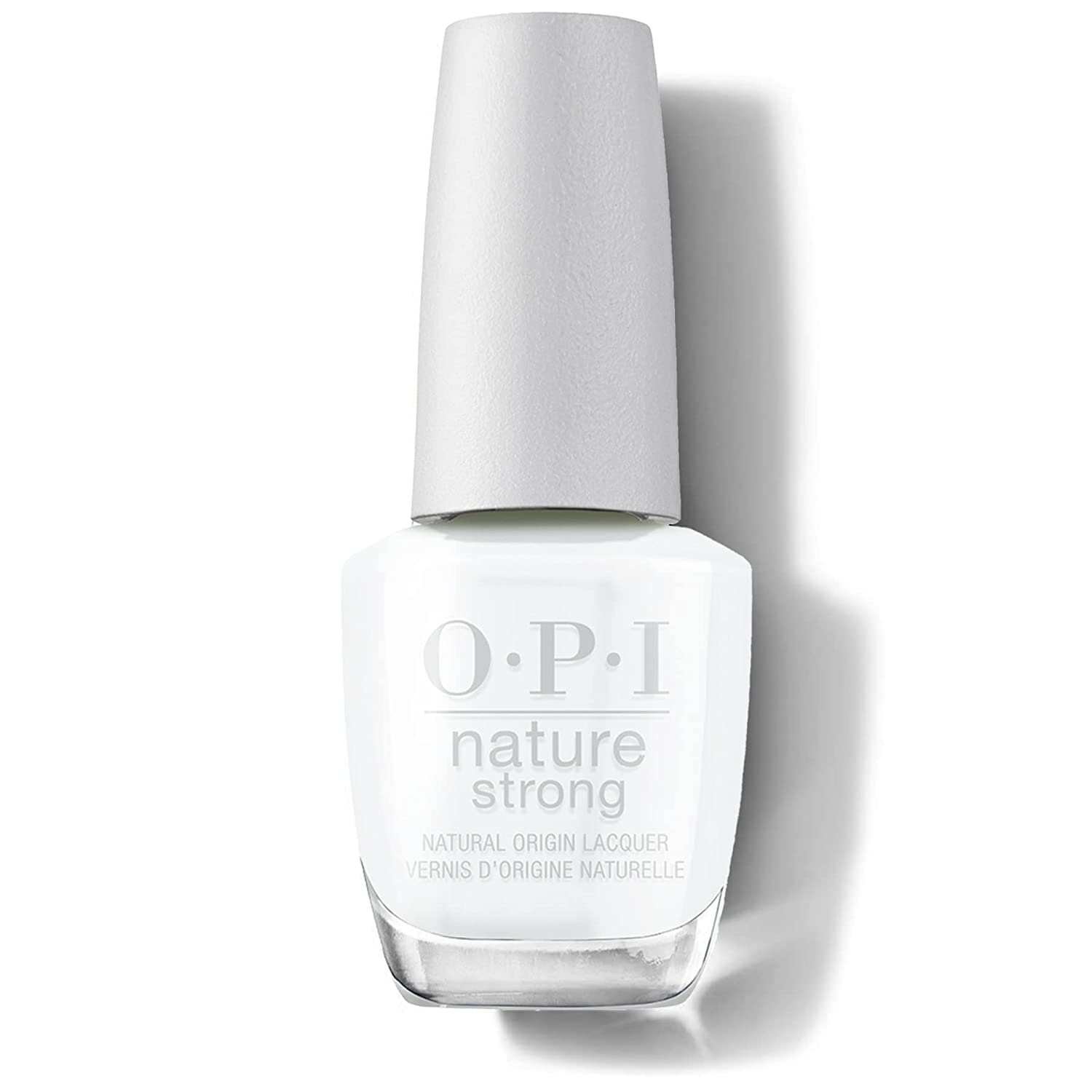 OPI Nature Strong Weiß- Grau- und Schwarztöne – langanhaltender Nagellack mit veganer, innovativer Formel mit natürlichen Inhaltsstoffen – für glänzende Nägel