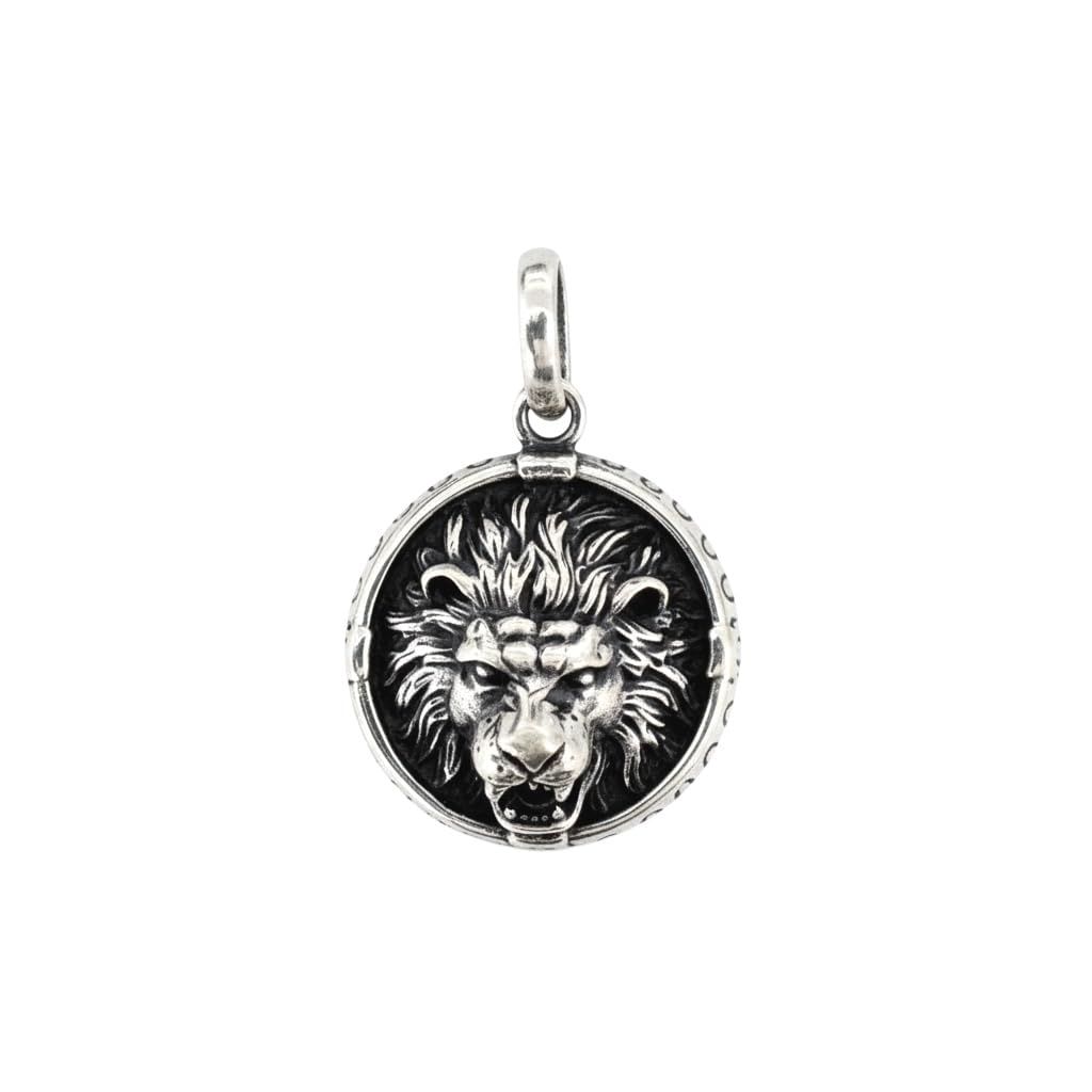 925 Sterling Silver Lion Face Pendant for Men and Women without chain with Certificate of Authenticity and 925 Stamp-image-23