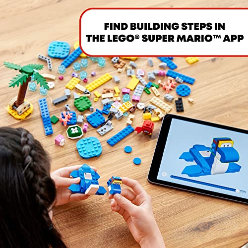 Super Mario Dorrie’s Beachfront Expansion Set 71398 Building Kit; Collectible Toy for Kids Aged 6 and up (229 Pieces) - Lego - Immagine 5