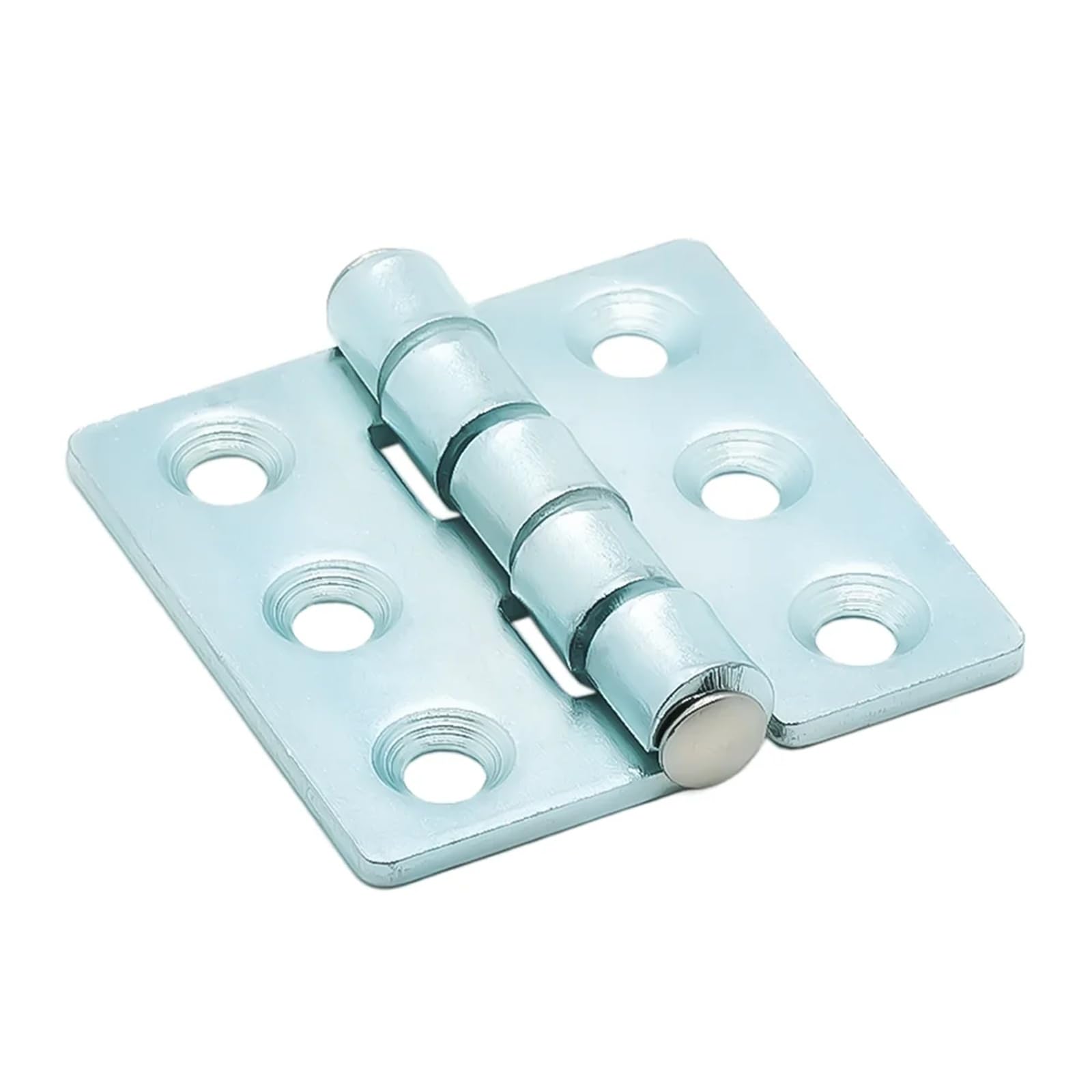 Rmwkrmogrf Djlz-38 Carbon Steel Hinge - Galvanized Flat Type Tapered Hole Material Symmetrical Mounting Hardware Accessories 10Pcs(Djlz-38)