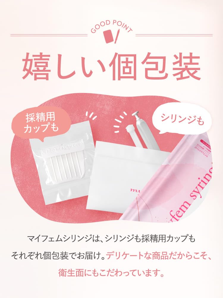 Amazon.co.jp: myfem. マイフェムシリンジ 家庭用シリンジ法 妊活 不妊 