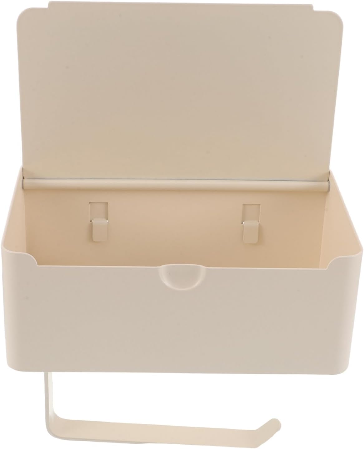 Angoily No-Drill Wall Mounted Bathroom Storage Rack Toilet Paper Holder with Trash Bag Organizer and Tissue Dispenser for Small Spaces Installation for Renters