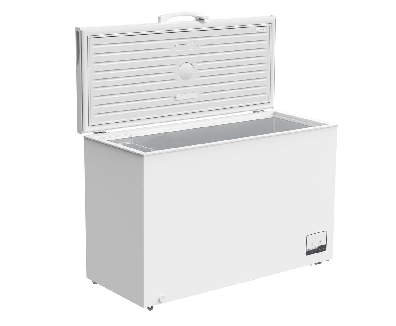 METRO Professional Congélateur bahut GHF2300 300L 95W acier/aluminium blanc éclairage LED avec serrure