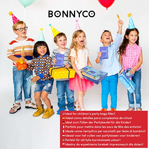 BONNYCO UV Stift und Notizbuch, 8 Stück Ozean Mitgebsel Kindergeburtstag Jungen & Mädchen, Kindergeburtstag Gastgeschenke, Adventskalender und Kleine Geschenke für Kinder, Meer Geburtstagsdeko