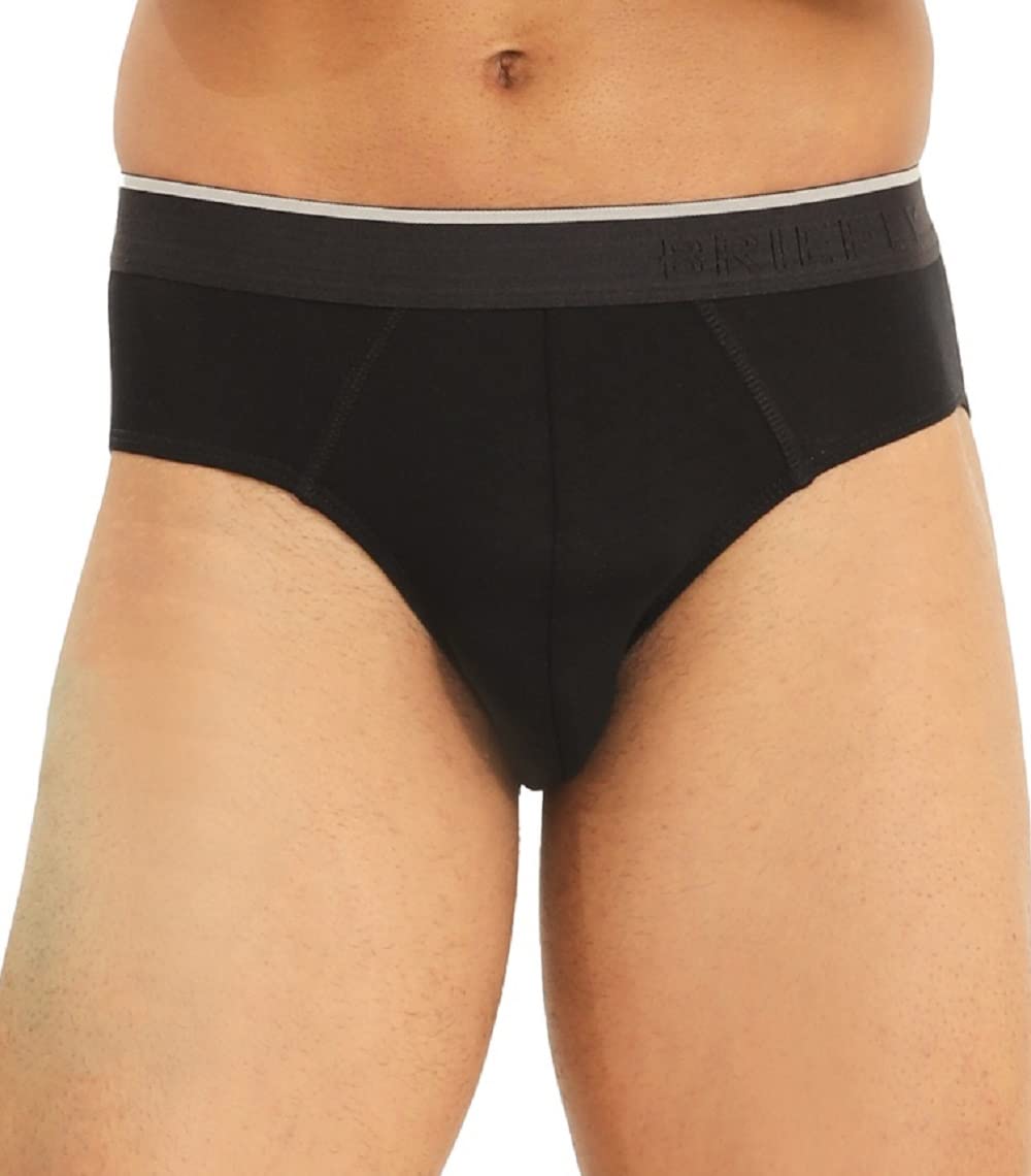 briefly Men's Underwear Bamboo and Spandex Everyday Briefs Anti Microbial Brief-picture-43