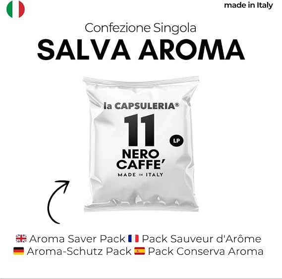 NERO coffee, strong (100 Kapseln) kompatibel mit Lavazza Espresso Point - (La Capsuleria)