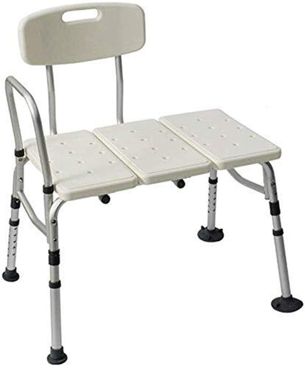 Chaise de bain 200 kg en aluminium léger avec accoudoirs amovibles