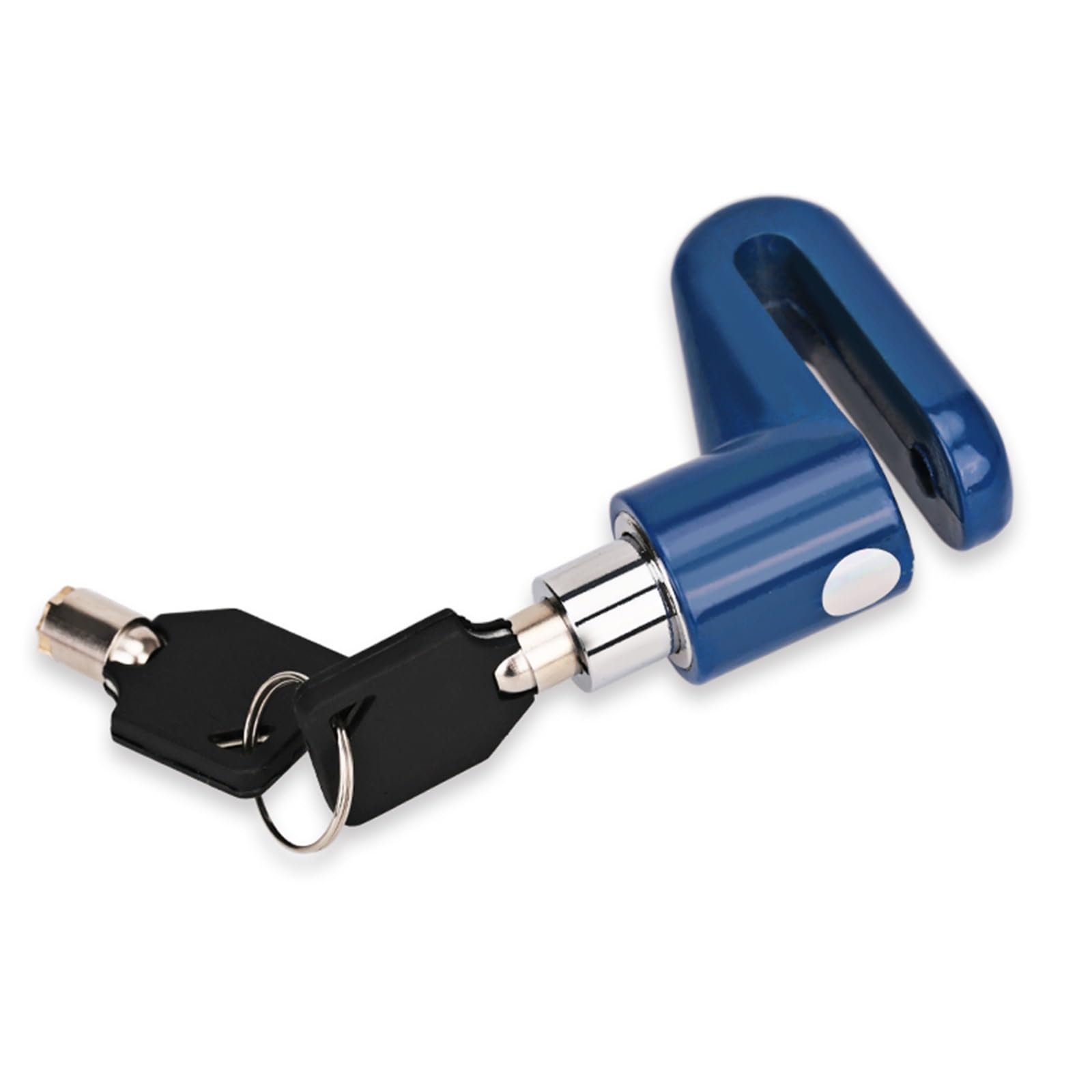 Motorcycle Handlebar Lock Motorcycle Lock Security Anti Theft Bicycle Disc Brake Riding Equipment Accessories Motorbike Lock Security(Blue)
