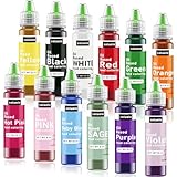 Oil Based Food Coloring Set for Chocolates Melts - Tasteless 12 Colors Edible Oils Food Dye Candy Decorating, Oil Food Color Baking Frosting Cake Decorations, 8ml/Bottle