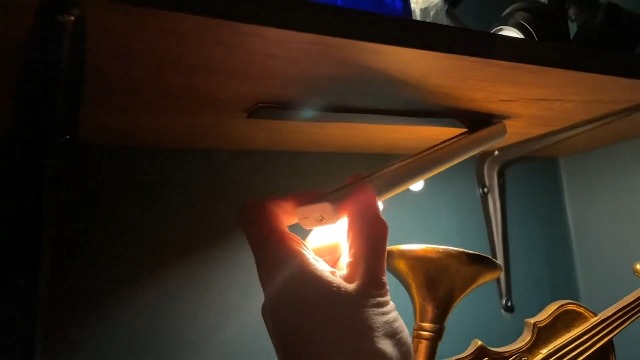 Image of LDOPTO Under Cabinet Wireless LED Lights, 6 Pack Rechargeable Battery Operated, Dimmable, Remote Control, Stick On Night Lights for Kitchen, Pantry, Stairs, Hallway, 3 Colors