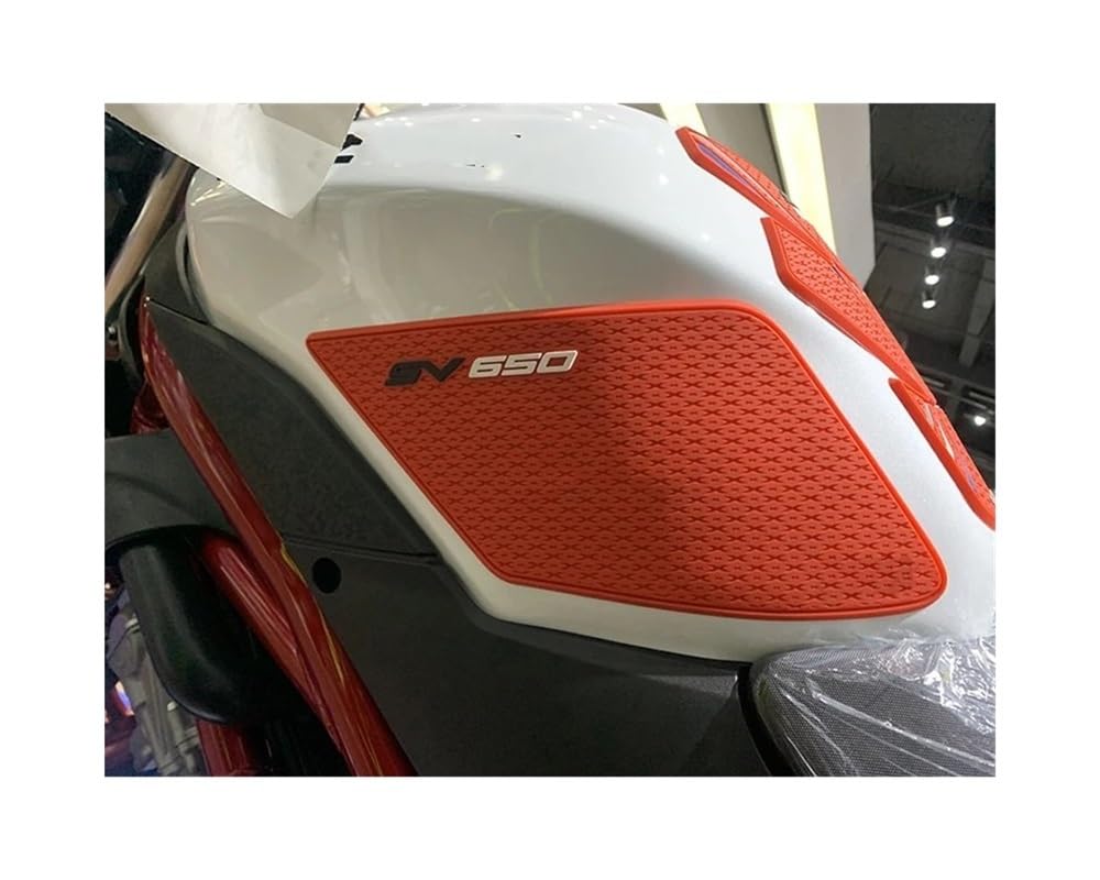 Motorcycle Tank Pad Sticker For Suzuki SV650 - Rubber Fuel Tank Protection Decal