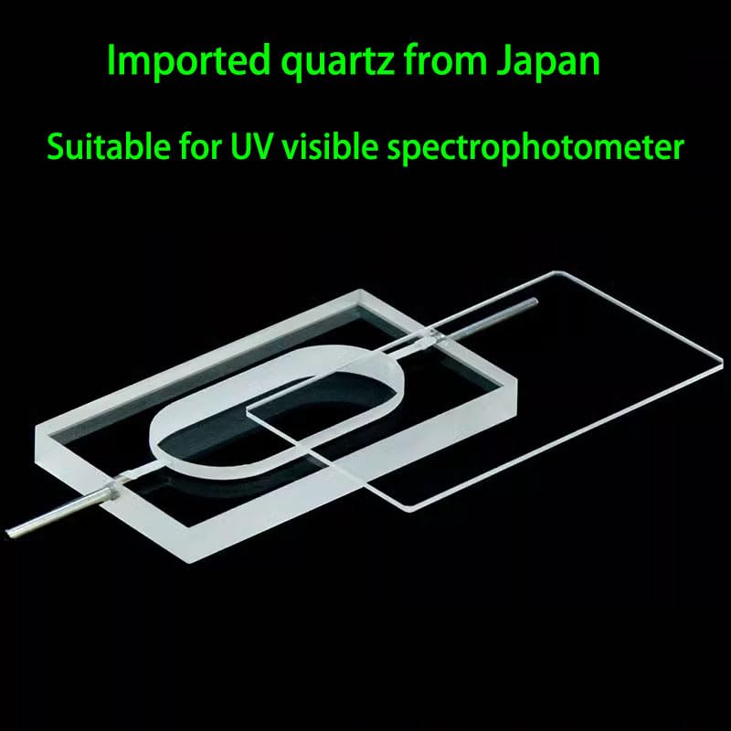 5mm Split Quartz Cuvette Counting Cell Counter - U-V Transparent Two-Way Light Test Tube for Flow Colorimetric Dish Bonding Process