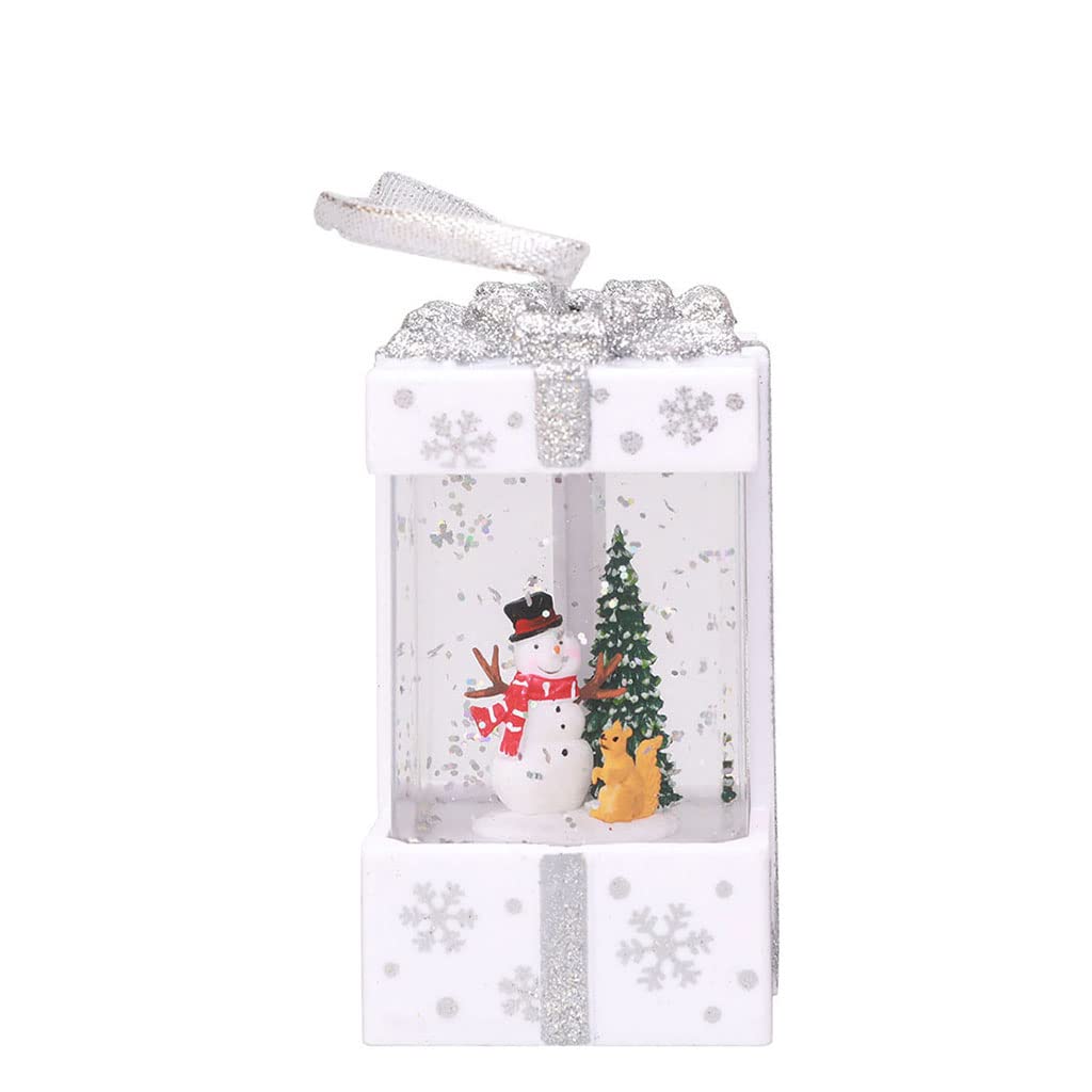 Buxuaaaa Snowman Christmas Santa Led Painted Lamp Water Light At Christmas For Creating Warm Atmosphere Attractive Water For Memorial