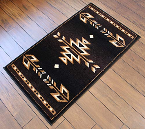 Tapete decorativo Masada Rugs 2' x 3'5" marrón miniatura 6
