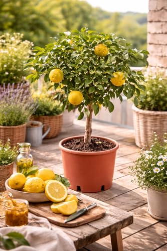 Yuzu Pflanze (Citrus x junos) – 70-100 cm – Frosthart bis -12°C – Veredelte Zitruspflanze für Garten & Kübel – Aromatische Früchte für Küche & Getränke