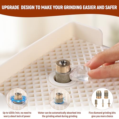 2026 Upgrade Stained Glass Grinder Kit