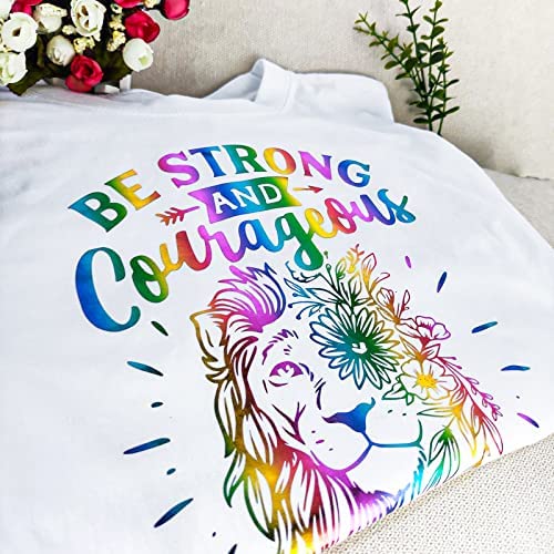 Vinyl Frog Metallic Foil Htv Vinyl Roll 12"X5Ft Rainbow Heat Transfer Vinyl Holographic Chrome Iron On Vinyl Easy To Cut & Weed Diy Heat Press Design For T-Shirts #TOP4