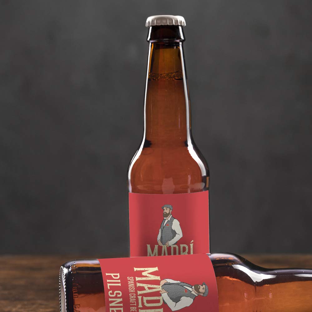 Madrí - Cerveza de Estilo Pilsner, 24 x 330 ml