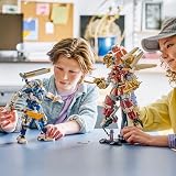 LEGO NINJAGO The Twin Titan Mechs - Ninja Toy w/ 2 Action Figures & 3 Minifigures incl. Kai & Nya - Kids' Room Decor - Birthday Gift for 12+ Year Old Boys & Teenage Fans - 71870 - 10