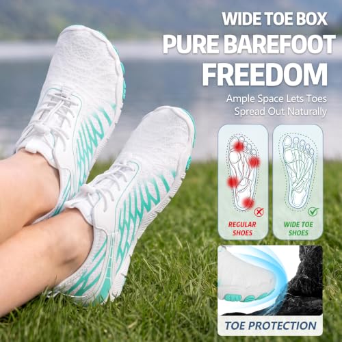 Image of ELETON Barefoot Shoes Women Men Hiking Water Shoes Wide Toe Box Zero Drop