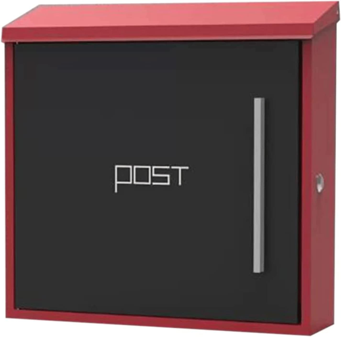 Key Drop Box Wall Mount Mailboxes Medium Capacity Post Box Refined Minimalist Mailbox Residential Drop Box Mail Organizer Easy to Install