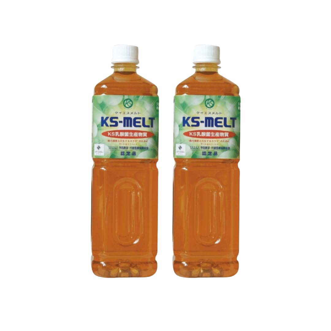 KSメルト ケイエスメルト 1000mL KS乳酸菌生産物質2本セット Amazon.co.jp: KSメルト 乳酸菌生産物質, 【1L×2本セット】バイオ