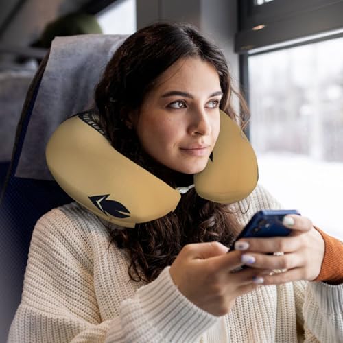 Almohada de viaje de espuma viscoelástica negro talla única miniatura 6
