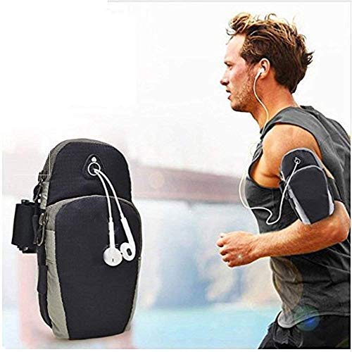 SPYKART Sports Arm Bag - Universal Waterproof Hand Fitness Mobile Case for Running Hiking Jogging and Gym Activities for All Mobile Phones Size Upto 5.7" inch -(Black)-image-3