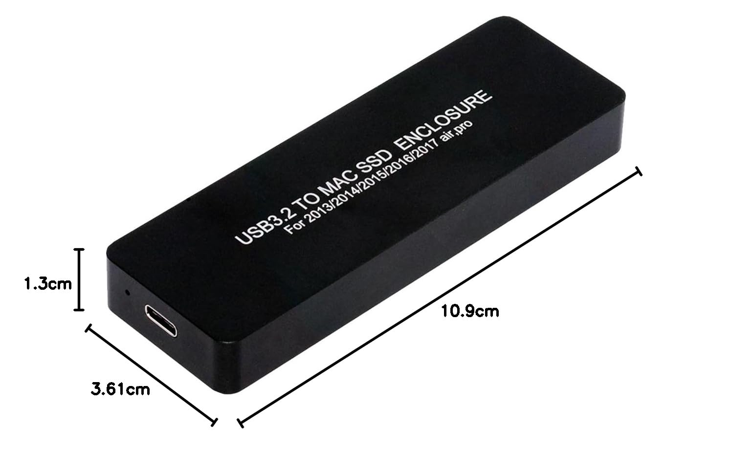 USB C 3.2 Boîtier SSD pour MacBook Air/Pro 2013-2017 A1466 A1465 A1502 A1398