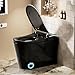 WinZo Smart toilet with bidet built in, Heated Seat,Female Cleaning, Warm Water & Dry Function, Modern Tankless Toilets, ADA Comfort Height Toilet, LED Display, Foot Sensor, 1.28GPF, 1000g MAP Flush