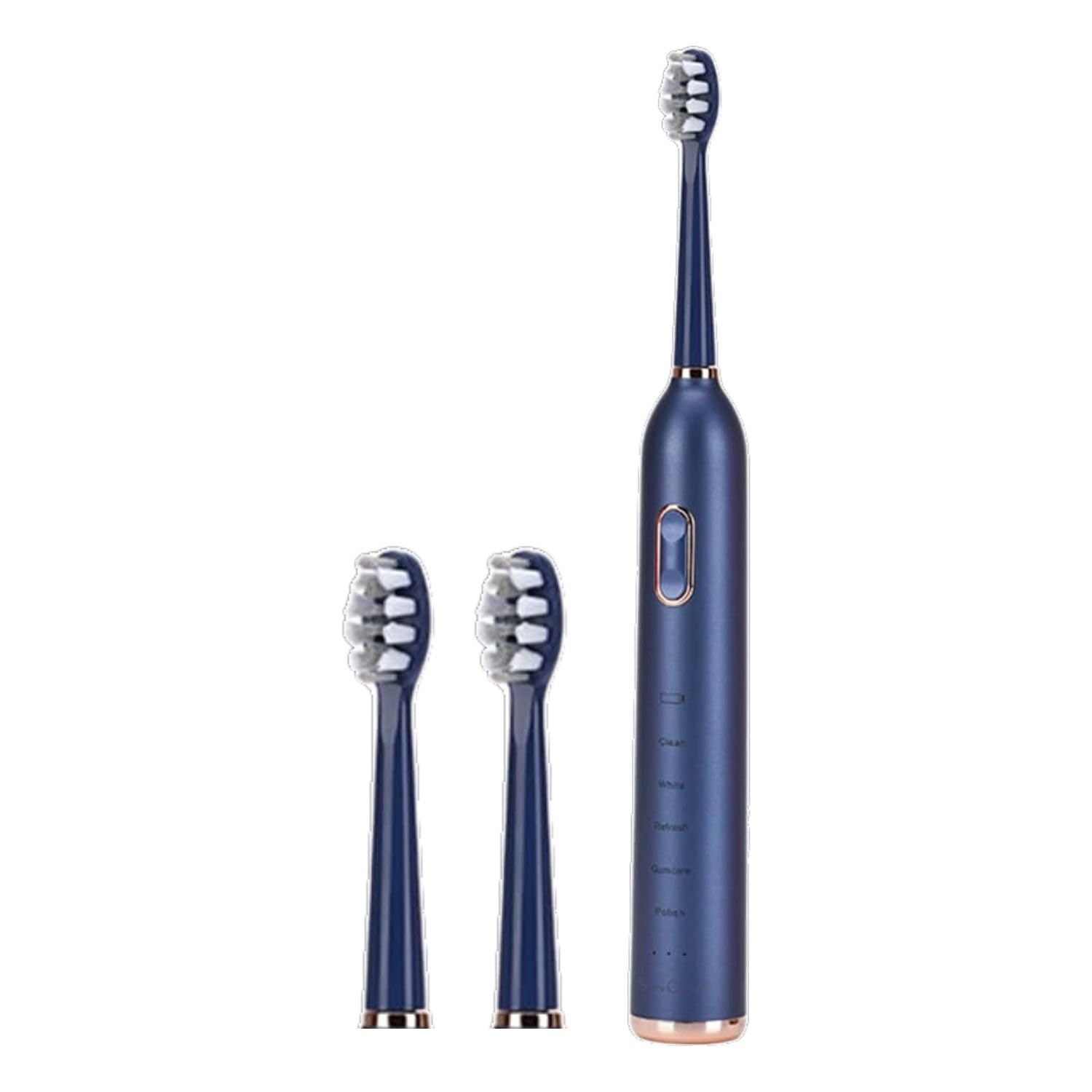 Yuva Pulse Sonic Electric Toothbrush for Adults | 5 Cleaning Modes | 3 Speed | 19000 Strokes/Min | 2 Brush Heads | 60-Day Battery | Type-C Rechargeable | 2-Min Timer | IPX7 Waterproof (Blue)-image-7
