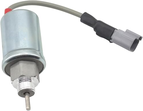 U85206452 Nuevo solenoide de apagado de combustible de 12 V compatible con Caterpillar Cat 3024 3034 216B 226B Perkins HL403C-15 HR404C-22T 402D